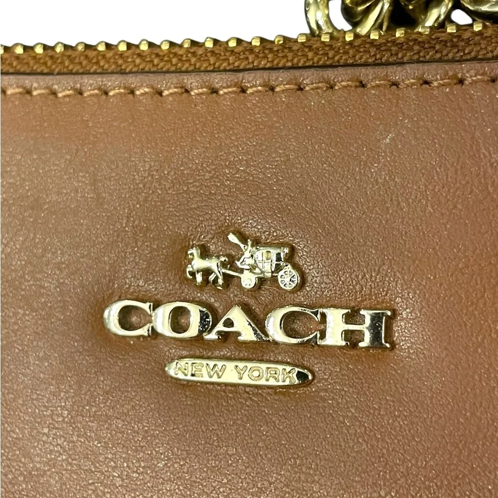Coach Nolita Small Handbag Tan Gold Chain Y2K Designer Classic Preppy Small - Picture 6 of 14